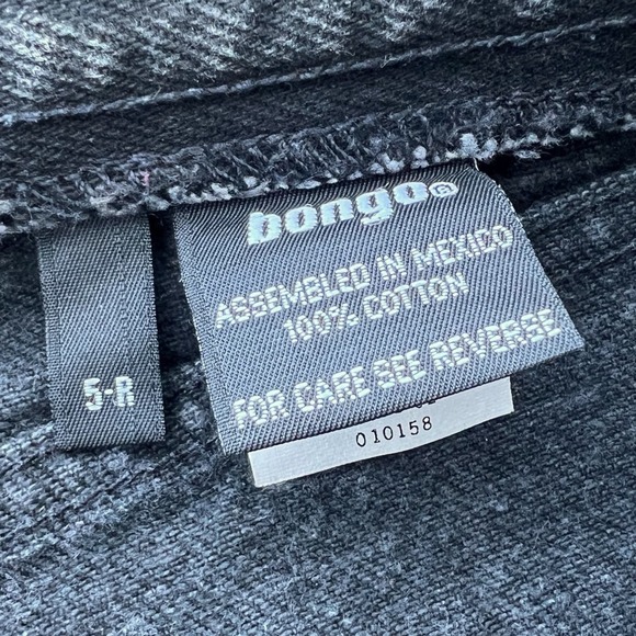 Vintage 90s BONGO mom jeans 24” SHORT PETITE Black - Picture 5 of 8